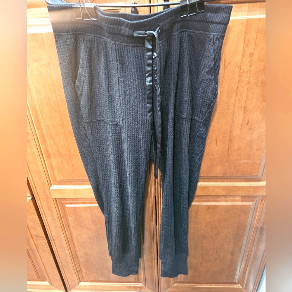 Torrid Black Ribbed Joggers #121